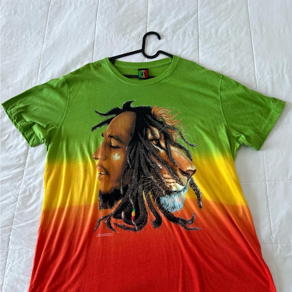Bob Marley mens t shirt rare authentic XL